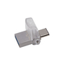 Kingston Technology DataTraveler microDuo 3C 32GB USB flash drive USB Type-A / USB Type-C 3.2 Gen 1 (3.1 Gen 1) Silver