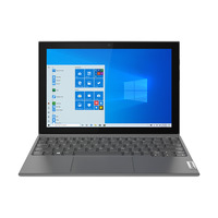 Lenovo IdeaPad Duet 3i Hybrid (2-in-1) 26.2 cm (10.3") Touchscreen WUXGA Intel&174; Celeron&174; N 4 GB DDR4-SDRAM 64 GB eMMC Wi-Fi 5 (802.11ac) Windows 10 Pro Grey