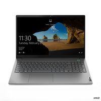 Lenovo ThinkBook 15 Notebook 39.6 cm (15.6") 1920 x 1080 pixels AMD Ryzen 5 8 GB DDR4-SDRAM 256 GB SSD Wi-Fi 6 (802.11ax) Windows 10 Pro Grey