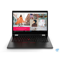 Lenovo ThinkPad L13 Yoga Hybrid (2-in-1) 33.8 cm (13.3") Touchscreen Full HD Intel Core i5 8 GB DDR4-SDRAM 256 GB SSD Wi-Fi 6 (802.11ax) Windows 10 Pro Black