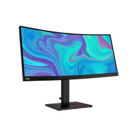 Lenovo ThinkVision T34w-20 86.4 cm (34") 3440 x 1440 pixels UltraWide Quad HD LCD Black