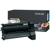 Lexmark C780A2YG Toner yellow,  6K pages @ 5% coverage