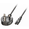 Lindy 30443 power cable Black 1 m 3-pin