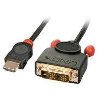 Lindy 36585 cable interface/gender adapter HDMI DVI-D Black