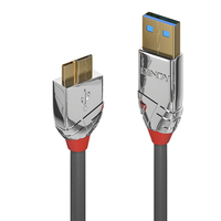 Lindy 36658 USB cable 2 m USB A Micro-USB B Grey