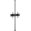 Lindy 40968 flat panel floorstand 152.4 cm (60"") Fixed flat panel floor stand Black