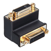 Lindy 41251 cable interface/gender adapter DVI-I Black
