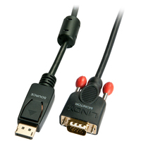 Lindy 41942 cable interface/gender adapter DisplayPort VGA Black