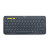 Logitech K380 keyboard Bluetooth QWERTY Pan Nordic Grey