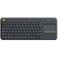 Logitech K400 Plus keyboard RF Wireless QWERTZ German Black