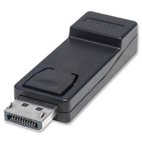 Manhattan DisplayPort to HDMI Adapter,  1080p,  Male to Female,  10.8 Gbps,  Passive,  1920x1200,  Black,  Polybag