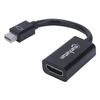 Manhattan Mini DisplayPort to HDMI Adapter Cable,  1080p,  12cm,  Male to Female,  10.8 Gbps,  Passive,  1920x1200@1080p,  Black,  Polybag