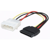 Manhattan SATA Power Cable,  4 Pin to 15 Pin,  16cm,  Polybag