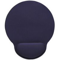 Manhattan Wrist-Rest Mouse Pad,  Gel,  non slip base,  Blue