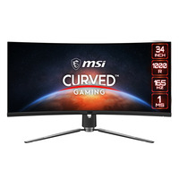 MSI MPG Artymis 343CQR 86.4 cm (34") 3440 x 1440 pixels UltraWide Quad HD LCD Black
