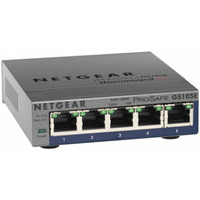 Netgear GS105E Unmanaged L2/L3 Gigabit Ethernet (10/100/1000) Grey