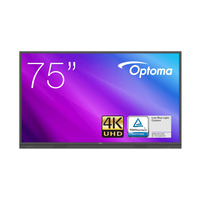 Optoma 3651RK signage display Interactive flat panel 165.1 cm (65") LED 4K Ultra HD Black Touchscreen Built-in processor Android 8.0