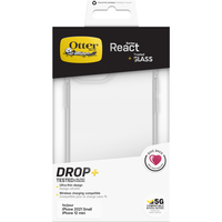 OtterBox React + Trusted Glass Series for Apple iPhone 13 mini,  transparent