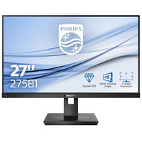 Philips B Line 275B1/00 LED display 68.6 cm (27"") 2560 x 1440 pixels 2K Ultra HD LCD Black