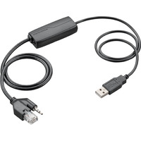 Plantronics 202578-01 cable interface/gender adapter USB 2.5 mm + RJ-11 Black