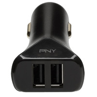 PNY P-P-DC-2UF-K01-RB mobile device charger Auto Black