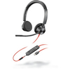 POLY Blackwire 3325 Headset Head-band Black, Red