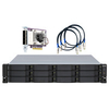 QNAP TL-R1200S-RP storage drive enclosure HDD/SSD enclosure Black,  Grey 2.5/3.5"