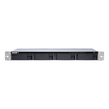 QNAP TS-431XeU Ethernet LAN Rack (1U) Black, Stainless steel NAS