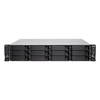 QNAP TS-h1283XU-RP-E2236-32G 72TB 12x6TB Seagate Exos 12 Bay NAS Rackmount Rack (2U) Ethernet LAN Black,  Grey