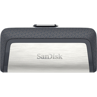 Sandisk Ultra Dual Drive USB Type-C USB flash drive 128 GB USB Type-A / USB Type-C 3.0 (3.1 Gen 1) Black, Silver