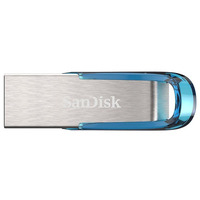 Sandisk Ultra Flair USB flash drive 128 GB USB Type-A 3.0 (3.1 Gen 1) Blue, Silver