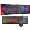 Scorpion KM409 7 Colour Rainbow LED USB Gaming Keyboard & Mouse Set