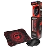 Scorpion M355 USB 7 Colour LED Black Programmable Gaming Mouse with G1 Small Gaming Mouse Pad Gaming