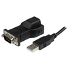 StarTech.com 1 Port USB to RS232 DB9 Serial Adapter with Detachable 6ft USB A to B Cable