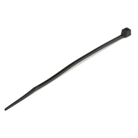 StarTech.com 100 Pack 4"" Cable Ties - Black Small Nylon/Plastic Zip Tie - Adjustable Electrical/Network Cable Wraps/-40 to +85C Temp/94V-2 Fire & UL Rated TAA