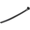 StarTech.com 100 Pack 6"" Reusable Cable Ties - Black Medium Releasable Nylon/Plastic Zip Tie - Resealable Adjustable Electrical/Network Cable Wraps/-40 to +85C Temp/94V-2 Fire & UL Rated TAA