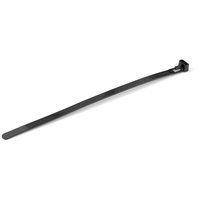 StarTech.com 100 Pack 8"" Reusable Cable Ties - Black Large Releasable Nylon/Plastic Zip Tie - Resealable Adjustable Electrical/Network Cable Wraps/-40 to +85C Temp/94V-2 Fire & UL Rated TAA