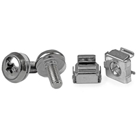 StarTech.com 100 Pkg M5 Mounting Screws and Cage Nuts for Server Rack Cabinet