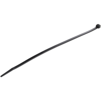 StarTech.com 1000 Pack 10"" Cable Ties - Black Extra Large Nylon/Plastic Zip Tie - Adjustable Electrical/Network Cable Wraps/-40 to +85C Temp/94V-2 Fire & UL Rated TAA