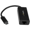 StarTech.com &1&1USB-C to Gigabit Ethernet Adapter - Black&1