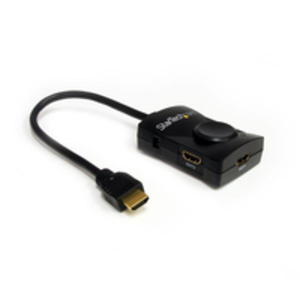 StarTech.com 2 Port HDMI Video Splitter with Audio - USB Powered