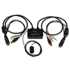 StarTech.com 2 Port USB HDMI Cable KVM Switch with Audio and Remote Switch " USB Powered