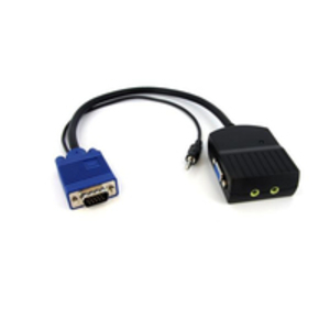 StarTech.com 2 Port VGA Video Splitter with Audio - USB Powered