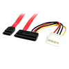 StarTech.com 24 inch Serial ATA Data Cable with LP4 Adapter