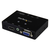 StarTech.com 2x1 VGA + HDMI to VGA Converter Switch w/ Priority Switching " 1080p