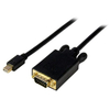 StarTech.com 3 ft Mini DisplayPort to VGA Adapter Converter Cable " mDP to VGA 1920x1200 - Black