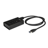 StarTech.com 4-Port USB Hub - Metal - USB-A to 3x USB-A and 1x USB-C - USB 3.0