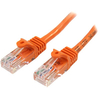 StarTech.com 45PAT50CMOR networking cable 0.5 m Cat5e U/UTP (UTP) Orange