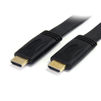 StarTech.com 5m Flat High Speed HDMI&174; Cable with Ethernet - Ultra HD 4k x 2k HDMI Cable - HDMI to HDMI M/M