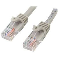 StarTech.com Cat5e Ethernet Patch Cable with Snagless RJ45 Connectors - 7 m,  Gray